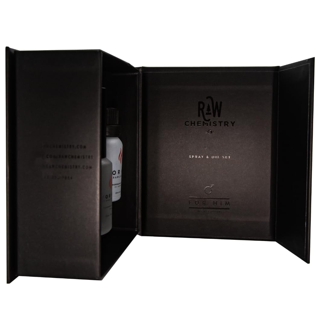 RawChemistry For Him, Pheromone Infused Cologne Spray - Bold, Extra Strength Infused Formula 1 Fl. oz