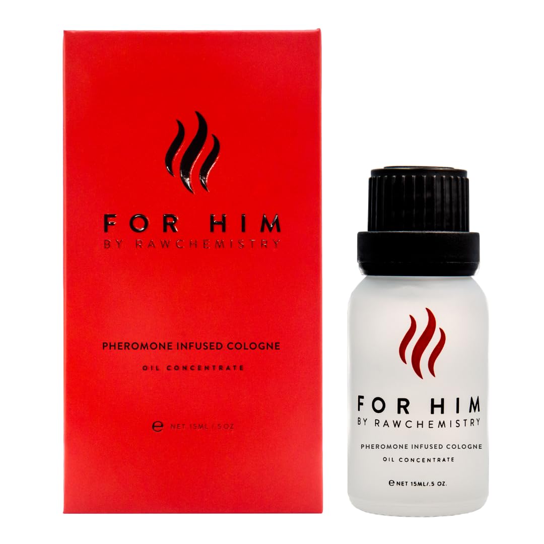 RawChemistry For Him, Pheromone Infused Cologne Spray - Bold, Extra Strength Infused Formula 1 Fl. oz