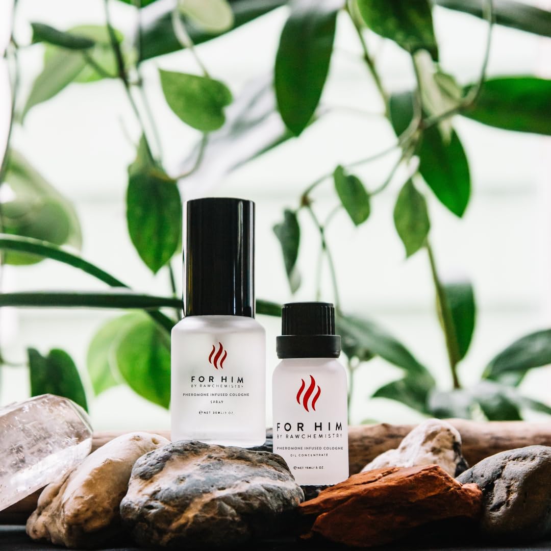 RawChemistry For Him, Pheromone Infused Cologne Spray - Bold, Extra Strength Infused Formula 1 Fl. oz