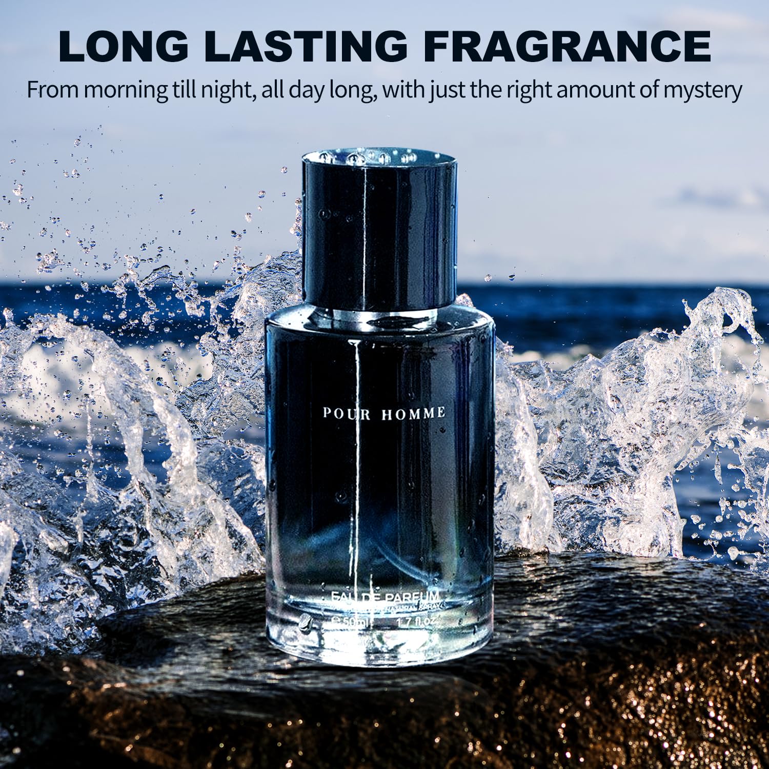 Men's hypnotic perfume, men's eau de toilette, (Philo_mone) fresh, warm, unique, rich fragrance 1.7 Fl Oz/50 ML Holiday Gift long-lasting fragrance spray, portable cologne perfume, affordable