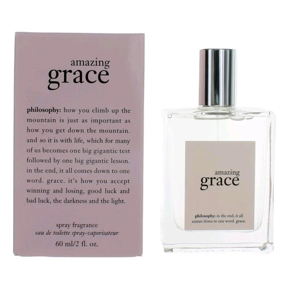 $64 Amazing Grace By Philosophy, 2 Oz Edt Spray For Women SEALED BOXES HTF